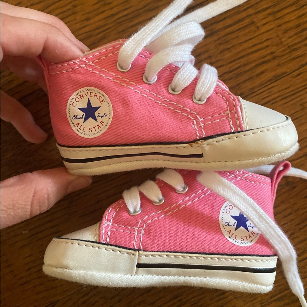 Hot Pink Infant Converse Size 1